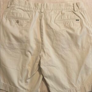 Polo by Ralph Lauren Cream Flat Front Shorts